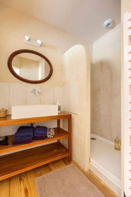 Chambre Double Cosy - Gite De La Louve Fougax-et-Barrineuf Kültér fotó