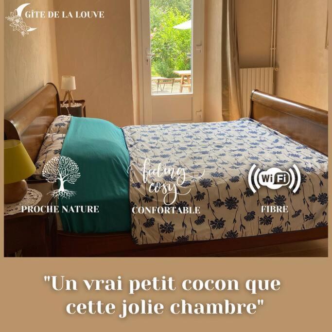 Chambre Double Cosy - Gite De La Louve Fougax-et-Barrineuf Kültér fotó